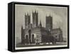 Lincoln Cathedral-Samuel Read-Framed Stretched Canvas