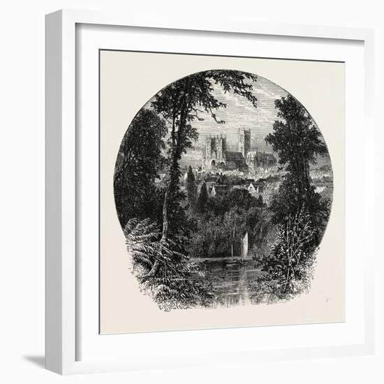 Lincoln Cathedral-null-Framed Giclee Print