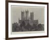 Lincoln Cathedral-null-Framed Giclee Print