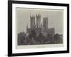 Lincoln Cathedral-null-Framed Giclee Print