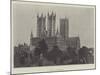 Lincoln Cathedral-null-Mounted Giclee Print