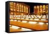 Lincoln Center, Manhattan, New York City, at Night.-Sabine Jacobs-Framed Stretched Canvas