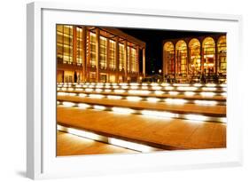 Lincoln Center, Manhattan, New York City, at Night.-Sabine Jacobs-Framed Photographic Print