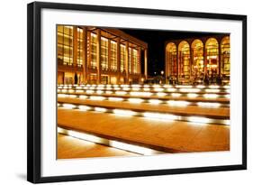 Lincoln Center, Manhattan, New York City, at Night.-Sabine Jacobs-Framed Photographic Print