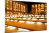 Lincoln Center, Manhattan, New York City, at Night.-Sabine Jacobs-Mounted Photographic Print