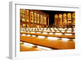 Lincoln Center, Manhattan, New York City, at Night.-Sabine Jacobs-Framed Photographic Print