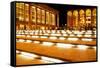 Lincoln Center, Manhattan, New York City, at Night.-Sabine Jacobs-Framed Stretched Canvas