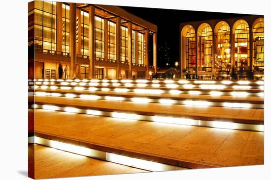 Lincoln Center, Manhattan, New York City, at Night.-Sabine Jacobs-Stretched Canvas