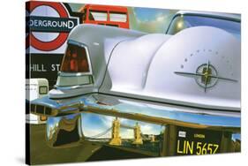 Lincoln Continental '56 in London-Graham Reynold-Stretched Canvas