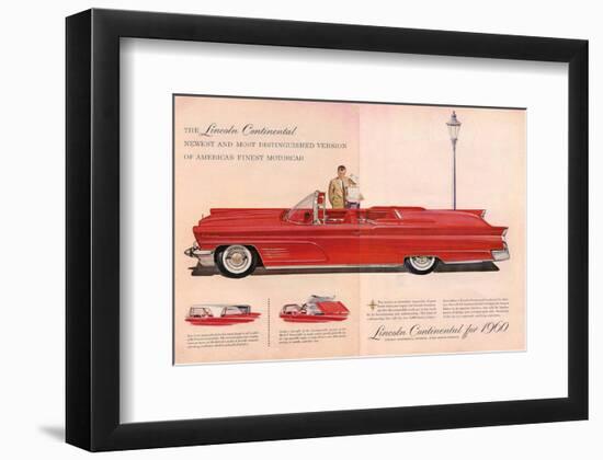 Lincoln Continental for 1960-null-Framed Art Print