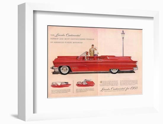 Lincoln Continental for 1960-null-Framed Art Print