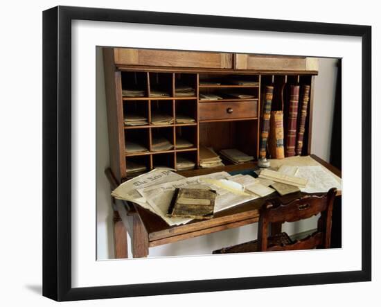 Lincoln-Herndon Law Office, Springfield, Illinois, USA-null-Framed Premium Photographic Print