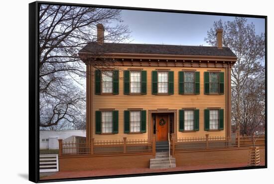 Lincoln Home Springfield Illinois-Steve Gadomski-Framed Stretched Canvas