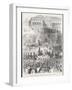 Lincoln is Inaugurated at Washington-Winslow Homer-Framed Art Print