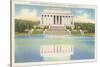 Lincoln Memorial and Mirror Pool-null-Stretched Canvas