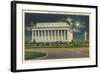 Lincoln Memorial and Washington Monument-null-Framed Art Print