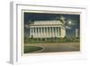 Lincoln Memorial and Washington Monument-null-Framed Premium Giclee Print