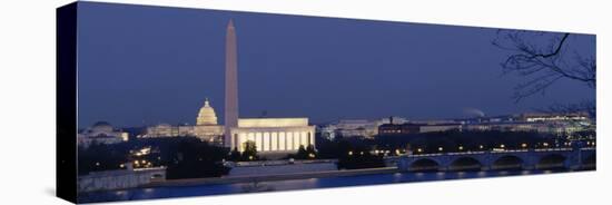 Lincoln Memorial at Dusk, Washington D.C., USA-null-Stretched Canvas