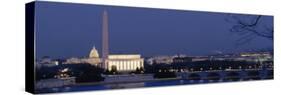 Lincoln Memorial at Dusk, Washington D.C., USA-null-Stretched Canvas