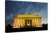 Lincoln Memorial at Night, Washington DC USA-Orhan-Stretched Canvas