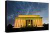 Lincoln Memorial at Night, Washington DC USA-Orhan-Stretched Canvas