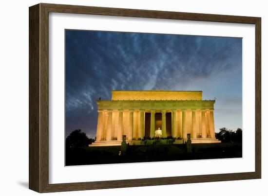 Lincoln Memorial at Night, Washington DC USA-Orhan-Framed Photographic Print