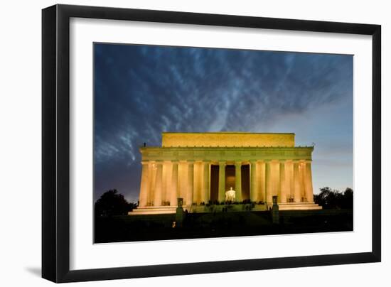 Lincoln Memorial at Night, Washington DC USA-Orhan-Framed Photographic Print