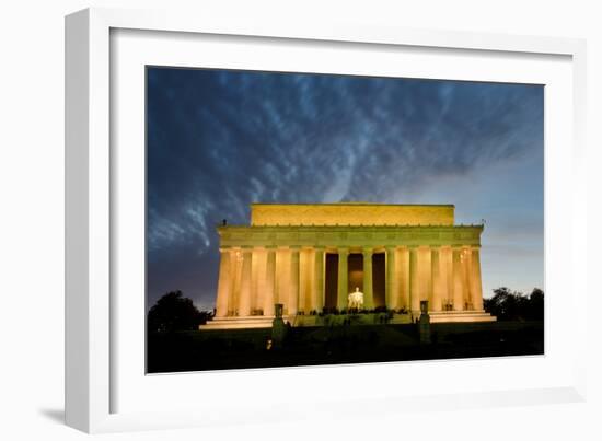 Lincoln Memorial at Night, Washington DC USA-Orhan-Framed Photographic Print