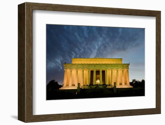 Lincoln Memorial at Night, Washington DC USA-Orhan-Framed Photographic Print