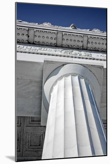 Lincoln Memorial Column Washington DC-null-Mounted Photo