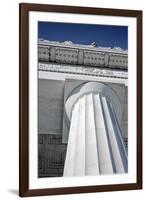 Lincoln Memorial Column Washington DC-null-Framed Photo