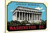 Lincoln Memorial Decal-null-Stretched Canvas