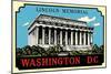 Lincoln Memorial Decal-null-Mounted Art Print