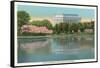Lincoln Memorial from across the Potomac-null-Framed Stretched Canvas