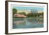 Lincoln Memorial from across the Potomac-null-Framed Art Print