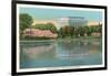 Lincoln Memorial from across the Potomac-null-Framed Art Print