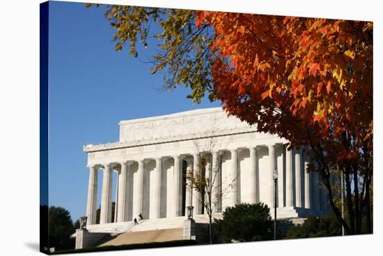 Lincoln Memorial in Autumn-fintastique-Stretched Canvas