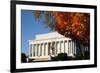 Lincoln Memorial in Autumn-fintastique-Framed Photographic Print