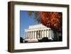 Lincoln Memorial in Autumn-fintastique-Framed Photographic Print