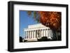 Lincoln Memorial in Autumn-fintastique-Framed Photographic Print