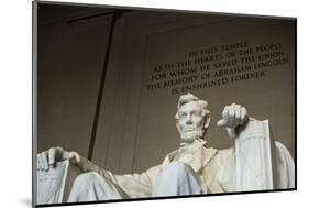 Lincoln Memorial in Washington, DC-Paul Souders-Mounted Photographic Print