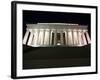 Lincoln Memorial Lit Up at Night, Washinton D.C., USA-Stocktrek Images-Framed Photographic Print