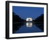 Lincoln Memorial Reflection in Pool, Washinton D.C., USA-Stocktrek Images-Framed Photographic Print