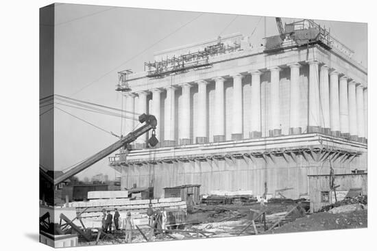 Lincoln Memorial Undergoes Construction-null-Stretched Canvas