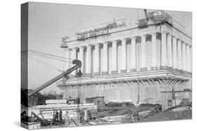 Lincoln Memorial Undergoes Construction-null-Stretched Canvas