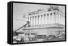 Lincoln Memorial Undergoes Construction-null-Framed Stretched Canvas