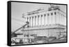 Lincoln Memorial Undergoes Construction-null-Framed Stretched Canvas