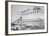 Lincoln Memorial Undergoes Construction-null-Framed Art Print