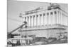 Lincoln Memorial Undergoes Construction-null-Mounted Premium Giclee Print