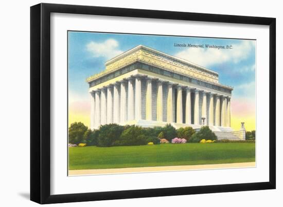 Lincoln Memorial, Washington D.C.-null-Framed Art Print